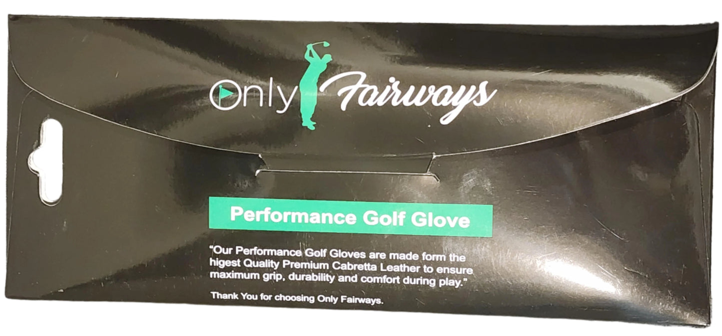 Only Fairwaiys Mens Golf Glove (Left Hand) Large