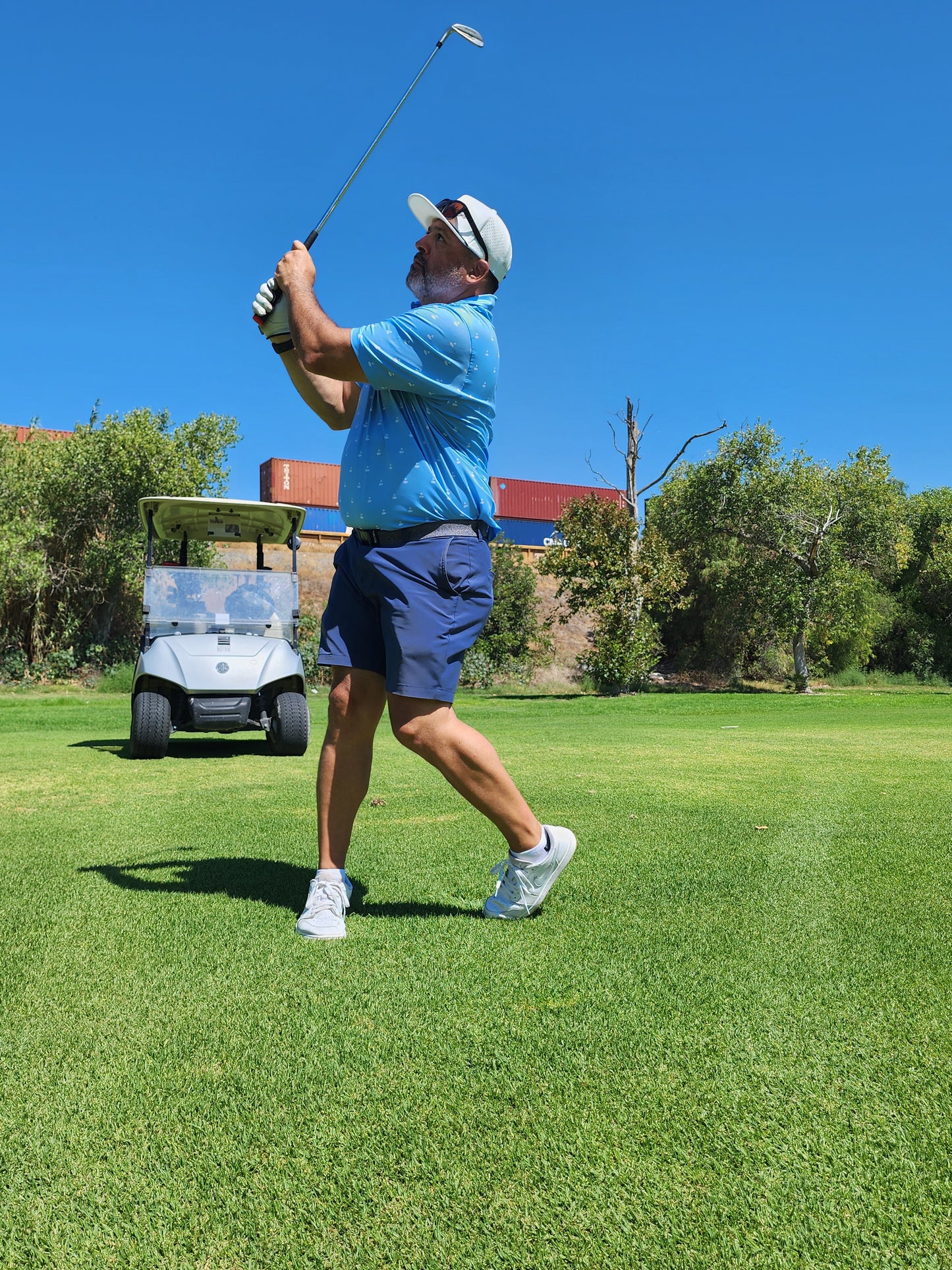 Only Fairways Light Blue Polo