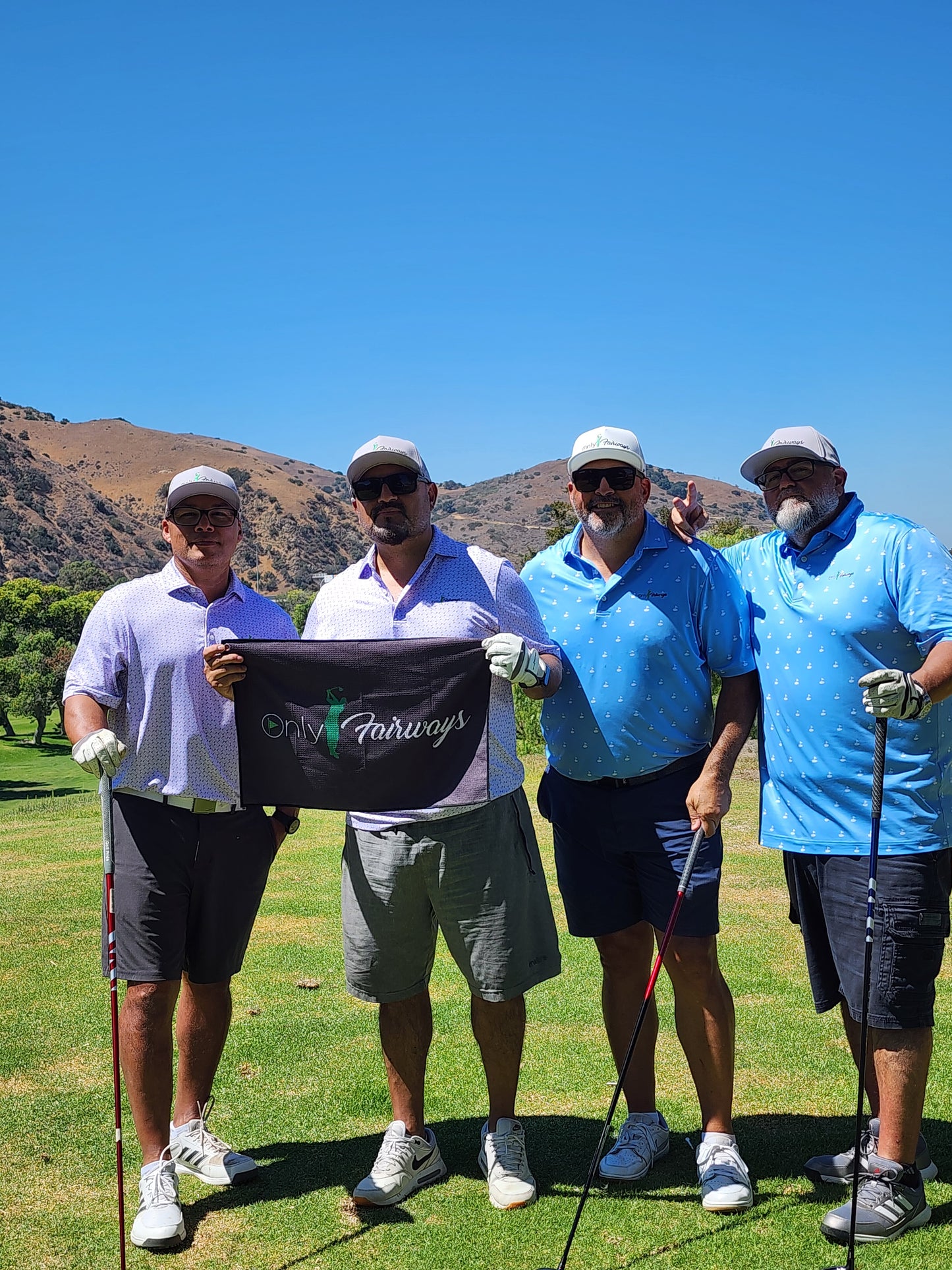 Only Fairways Light Blue Polo