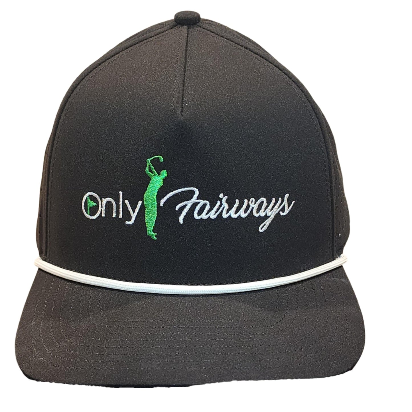 Only Fairways Rope Hat (Black)