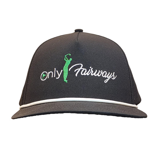 Only Fairways Rope Hat (Black)