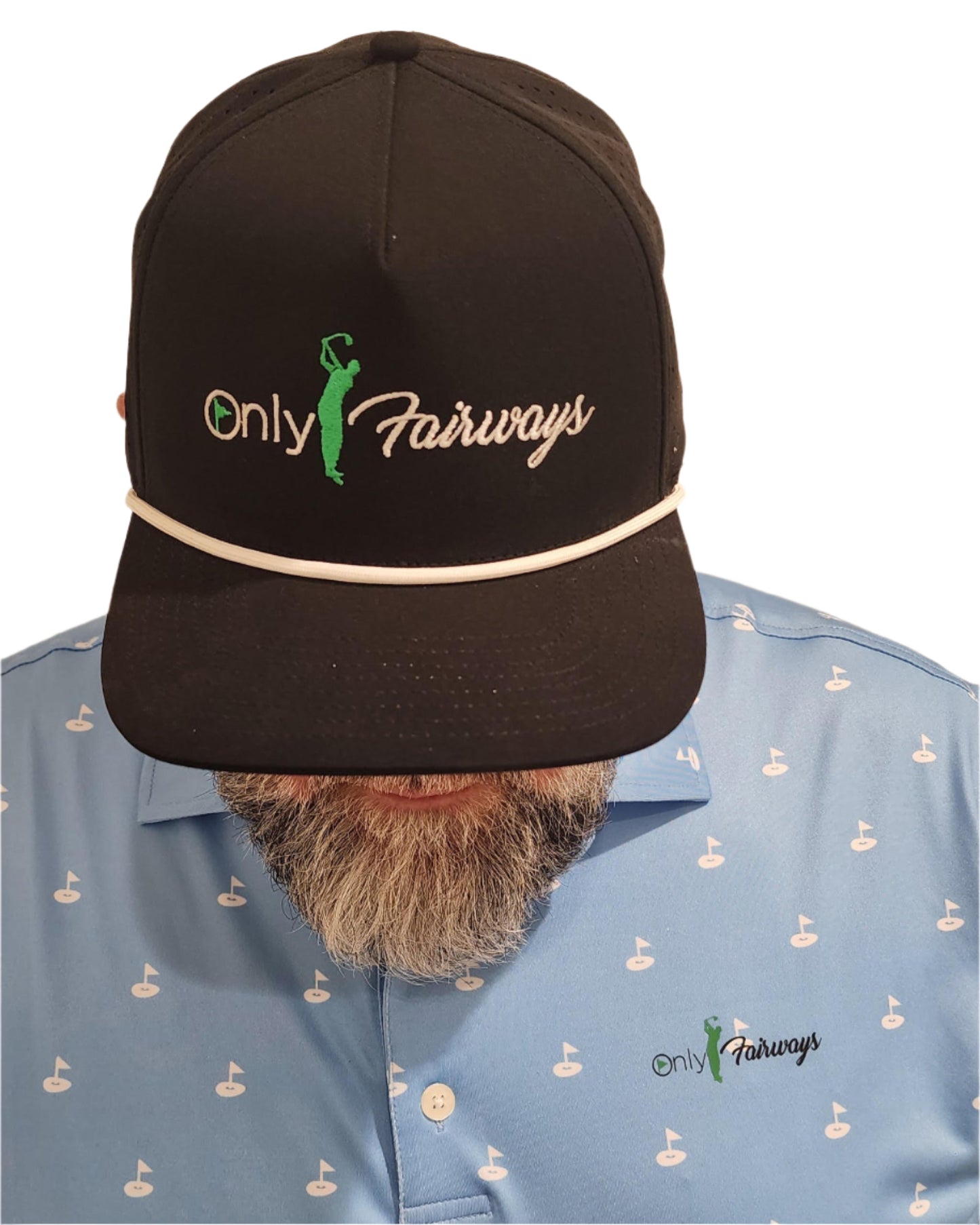 Only Fairways Rope Hat (Black)