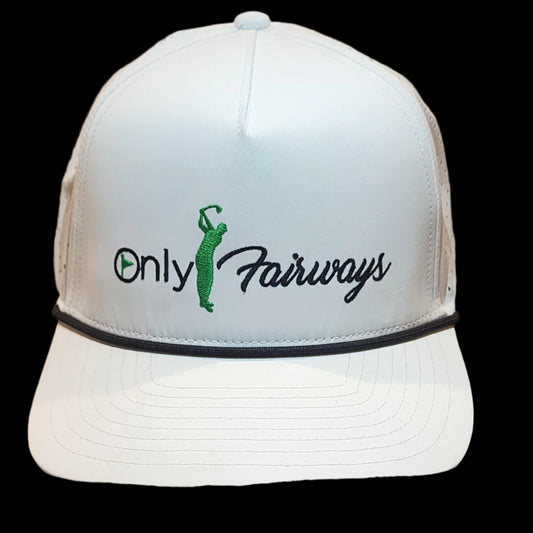 Only Fairways Rope Hat (White)