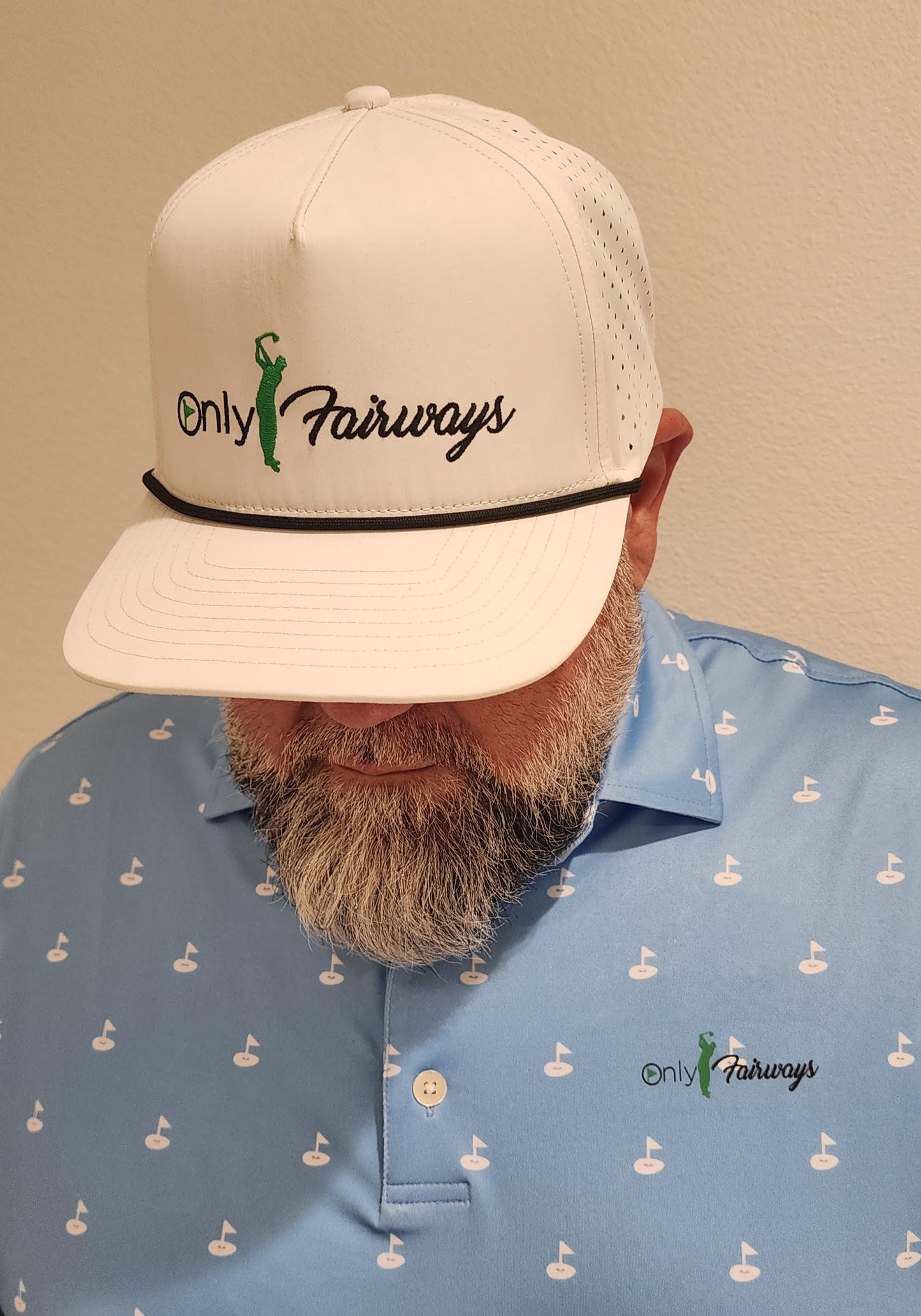 Only Fairways Light Blue Polo