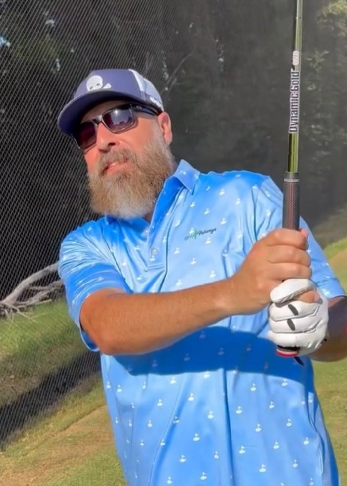 Only Fairways Light Blue Polo