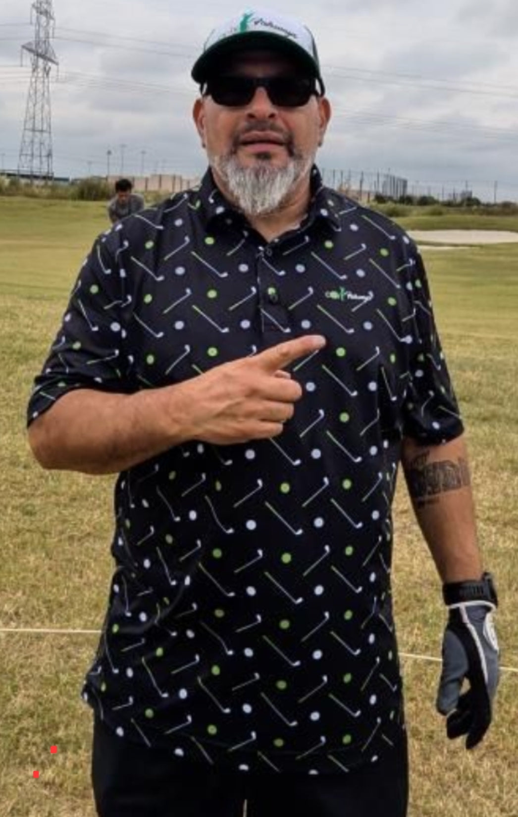 Only Fairways Black Polo