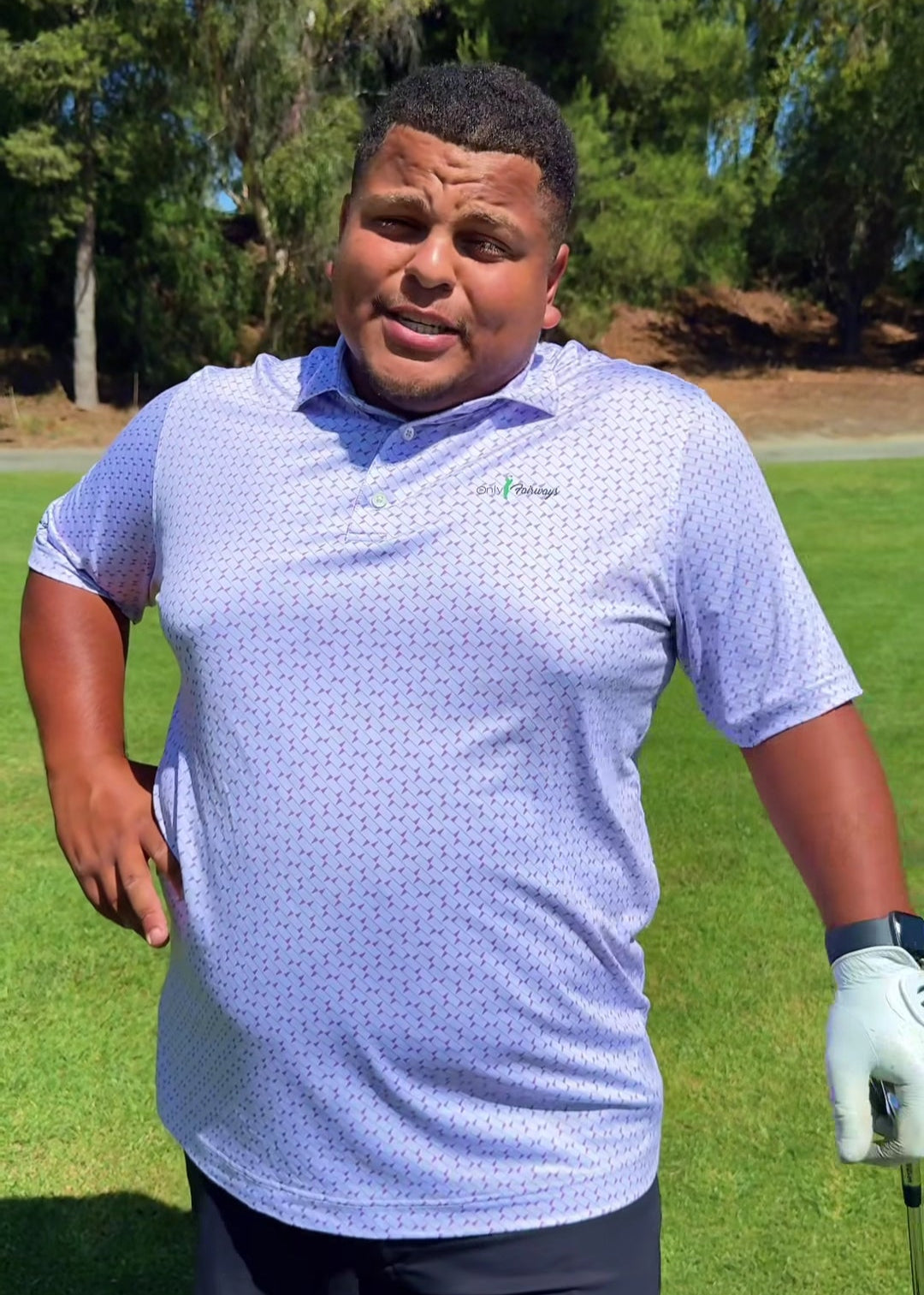 Only Fairways Lavender Polo